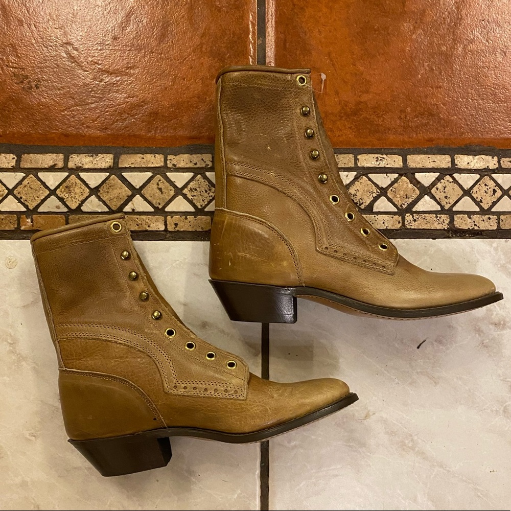 Vintage Western Lace Up Boot